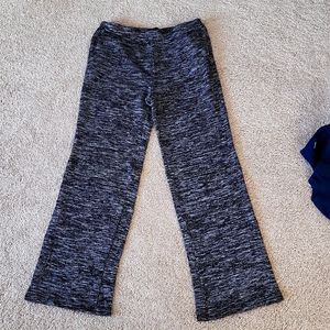 Space dye sweater pants